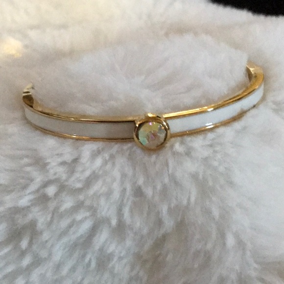 kate spade Jewelry - ♠️ Kate Spade Crystal stackable hinged bracelet♠️